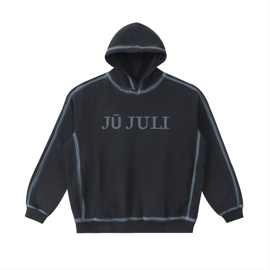 Jū Juli- Sunfaded Edge Hoodie Set