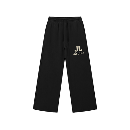Jū Juli- Snow Washed Raw Edge Sweatpants