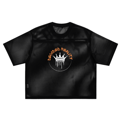 Ju Juli- See-through Boxy Net T-shirt