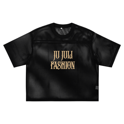 Ju Juli- See-through Boxy Net T-shirt