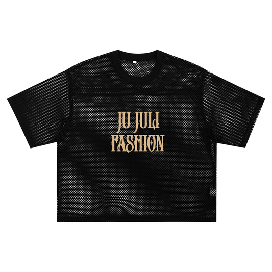 Ju Juli- See-through Boxy Net T-shirt