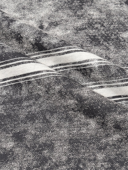Ju Juli- Snow Washed Stripe Boxy T-shirt