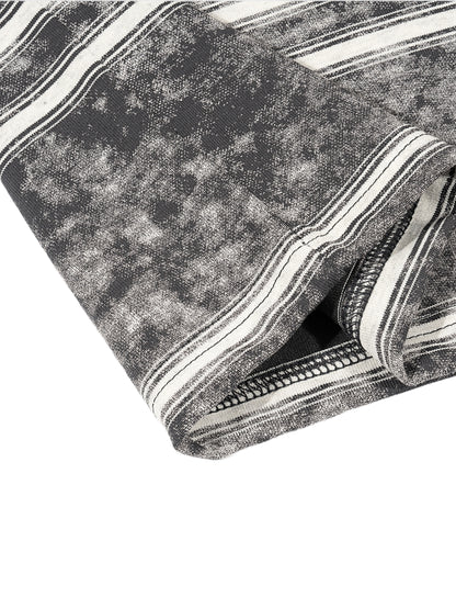 Ju Juli- Snow Washed Stripe Boxy T-shirt